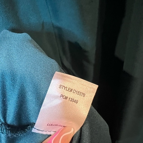 Lulus Air of Romance Forest Green Maxi Dress Size S - Picture 8 of 9